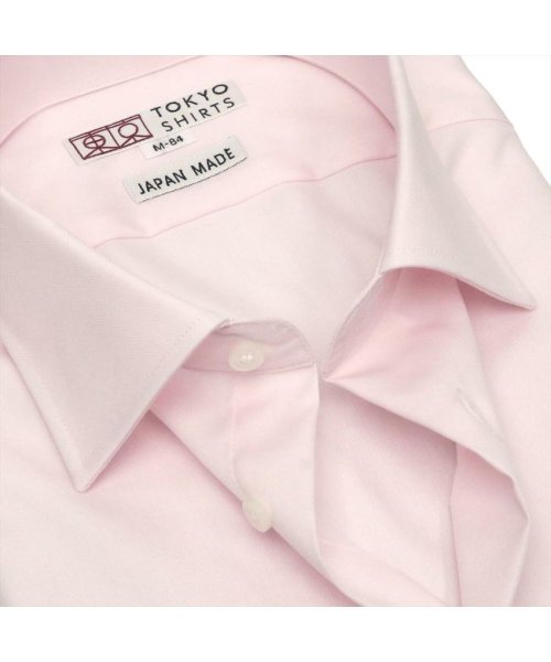 TOKYO SHIRTS(TOKYO SHIRTS)/【国内縫製】形態安定 セミワイド 綿100% 長袖ビジネスワイシャツ/img04