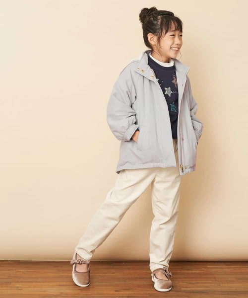 a.v.v(KID'S)(アー・ヴェ・ヴェキッズ)/[100－130]【洗濯機で洗える】裏ボアショートマウンテンパーカー[WEB限定サイズ]/img02