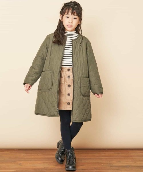 a.v.v(KID'S)(アー・ヴェ・ヴェキッズ)/[100－130]【洗濯機で洗える】キルティングボアリバーシブルコート[WEB限定サイズ]/img06