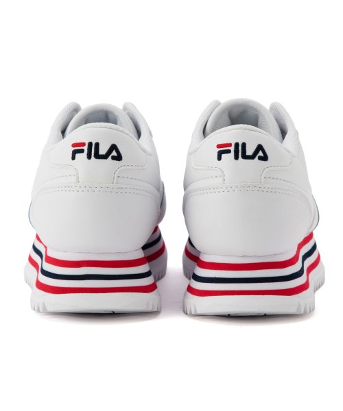 FILA（Shoes）(フィラ（シューズ）)/【FOOTWEAR】フィラ オルビット ストライプ ウィメンズ  ホワイト / F ネイビー / F レッド /img03