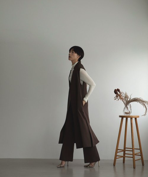 marjour(マージュール)/INSIDE COLLAR GILET/img14