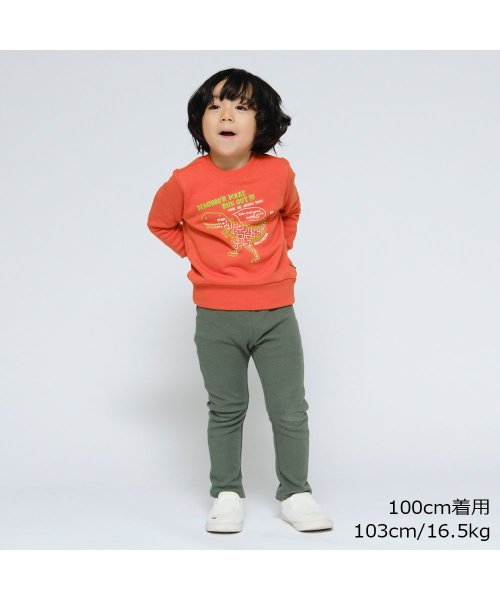 moujonjon(ムージョンジョン)/【子供服】 moujonjon (ムージョンジョン) 日本製無地リップルフライスパンツ 80cm～130cm M53022/img08