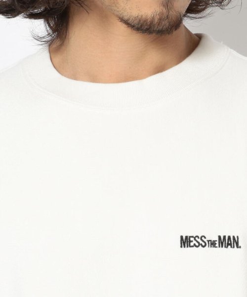 B'2nd(ビーセカンド)/MESS THE MAN.(メス ザ マン）MINI LOGO CN SWEAT ミニロゴスウェット/img04