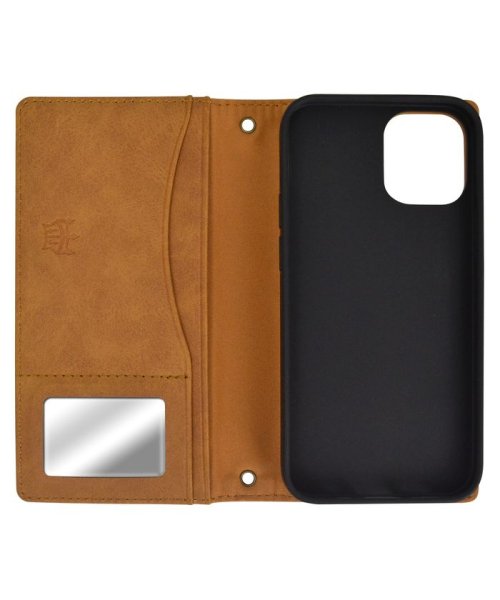 Iphoneケース Iphone12mini ロデオクラウンズ Rodeocrowns 手帳ケース コーデュロイ ブラウン アイフォンケース エムファクトリー Mーfactory Magaseek