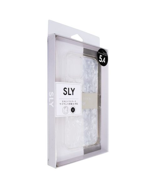 SLY(スライ)/iphoneケース iPhone12mini スライ SLY In－mold_shellCase white アイフォン スマホケース iphone12mini/img04