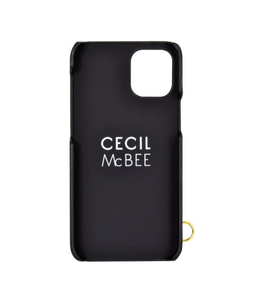 CECIL McBEE(セシルマクビー)/iphoneケース iPhone12mini セシルマクビー CECILMcBEE キルティング 背面ケース BLACK スマホケース iphone12mini/img13