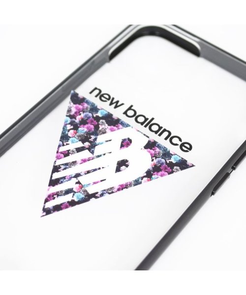 new balance(ニューバランス)/iphoneケース iPhone12mini ニューバランス New Balance クリアケース トライアングル フラワー柄 スマホケース/img03