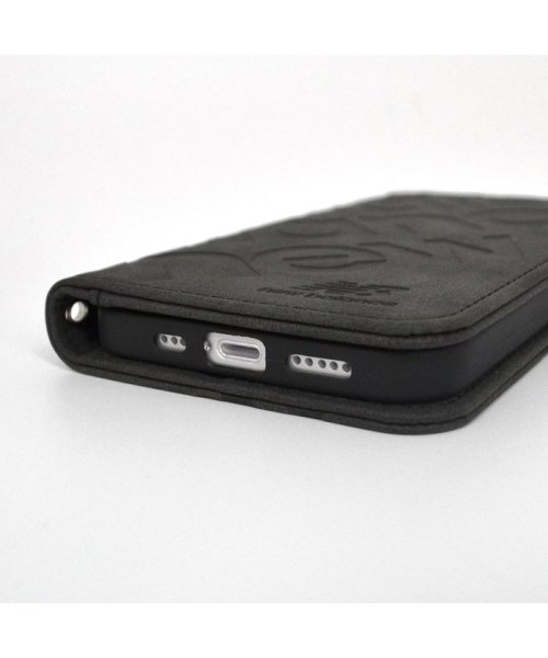 new balance(ニューバランス)/iphoneケース iPhone12mini ニューバランス New Balance 手帳ケース スタンプロゴスエード ブラック スマホケース/img08