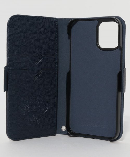 Orobianco（Smartphonecase）(オロビアンコ（スマホケース）)/"サフィアーノ調" PU Leather Book Type Case(iPhone 12 mini)/img03