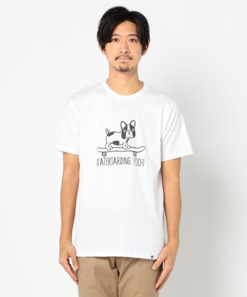 POCHITAMA LAND(ポチタマランド)/SKATEBOARDING POCHI Tシャツ/img01