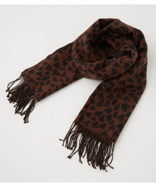 AZUL by moussy(アズールバイマウジー)/HEART LEOPARD STOLE/img11
