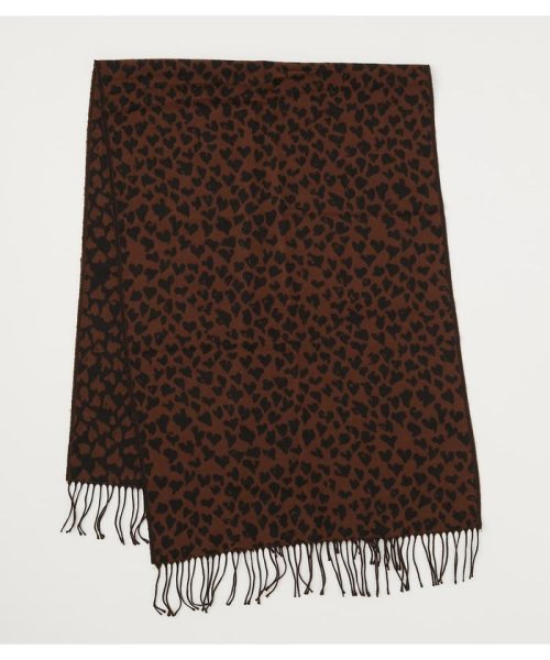 AZUL by moussy(アズールバイマウジー)/HEART LEOPARD STOLE/img12