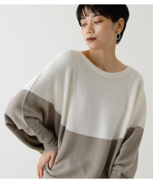 AZUL by moussy(アズールバイマウジー)/NUDIE CIRCULAR DOLMAN KNIT PO/img01