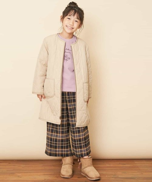 a.v.v(KID'S)(アー・ヴェ・ヴェキッズ)/[100－130]サスペンダー付きチェックワイドパンツ[WEB限定サイズ]/img07