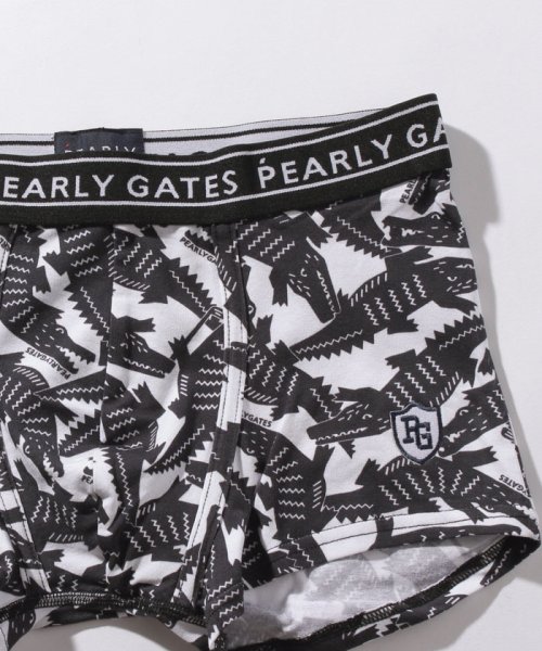 PEARLY GATES(パーリーゲイツ)/パーリーゲイツ　ワニ柄ボクサーパンツ/img01