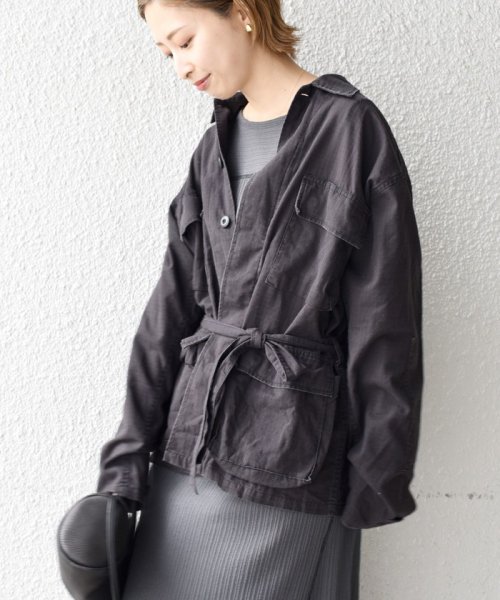 SHIPS WOMEN(シップス　ウィメン)/【WEB限定】ROTHCO:B.D.Uシャツ with belt◇/img13