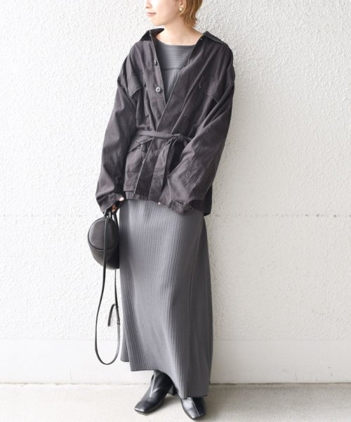 SHIPS WOMEN(シップス　ウィメン)/【WEB限定】ROTHCO:B.D.Uシャツ with belt◇/img16