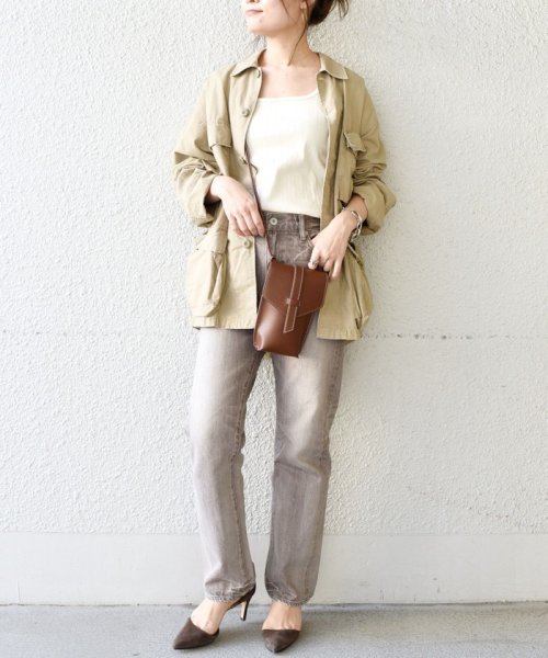 SHIPS WOMEN(シップス　ウィメン)/【WEB限定】ROTHCO:B.D.Uシャツ with belt◇/img22