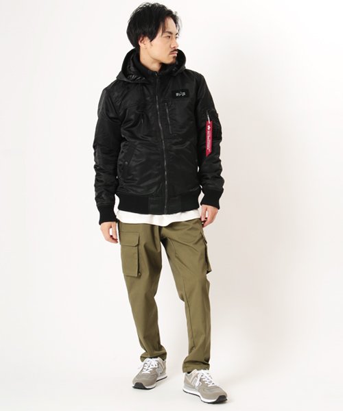 ALPHA INDUSTRIES(アルファインダストリーズ)/【ALPHA】 アルファ フーデッドリブジャケット/img04