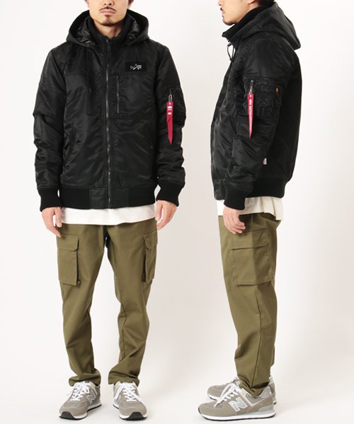 ALPHA INDUSTRIES(アルファインダストリーズ)/【ALPHA】 アルファ フーデッドリブジャケット/img05