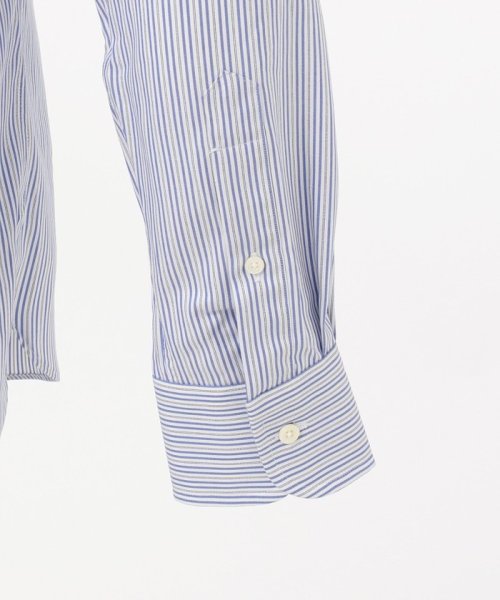 J.PRESS MENS(J．プレス　メンズ)/【形態安定】PREMIUM PLEATS / コンビネーショントラックストライプ シャツ/img04