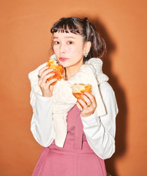 パン野ゆり Vis Web限定 数量限定 エプロンフレアーワンピース