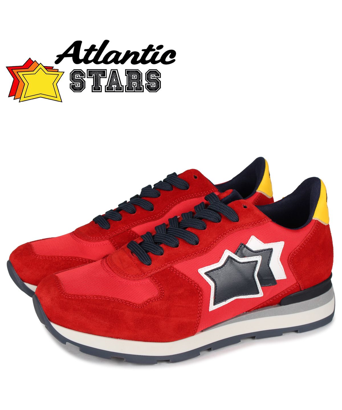 アトランティックスターズ Atlantic STARS アンタレス スニーカー メンズ ANTARES レッド FROF－BT53