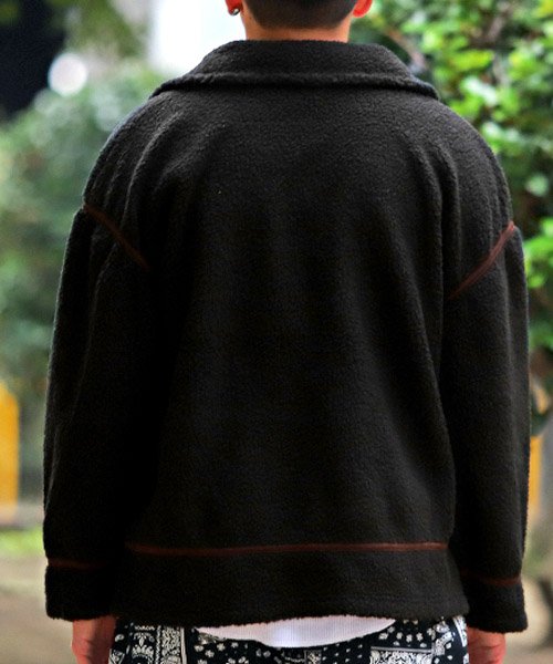 セール ボアbigブルゾン ボアジャケット メンズ ボア ブルゾン ジャケット ラグスタイル Luxstyle Magaseek