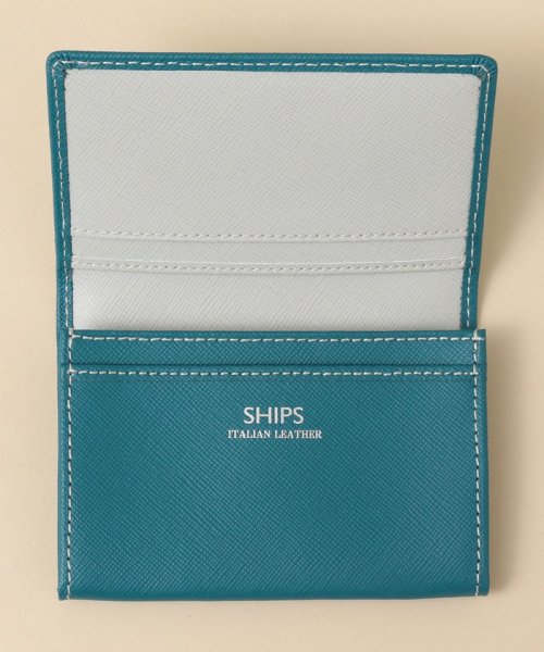 SHIPS MEN(シップス　メン)/【WEB限定】SHIPS: 【SAFFIANO LEATHER】 2トーン カードケース （名刺入れ）/img05