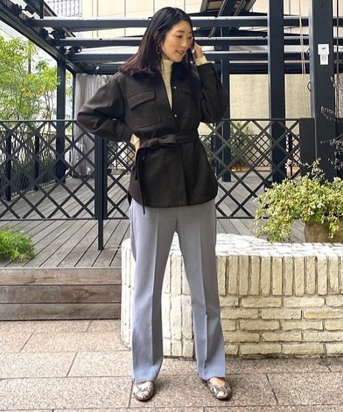 セール フェイクレザーフラットシューズ ナノ ユニバース Nano Universe Magaseek