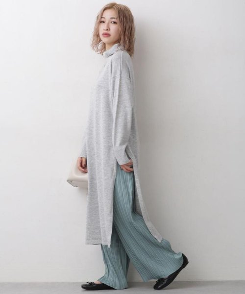 クーポン セール 40 Off ハイネックニットワンピース プリーツパンツセット ナノ ユニバース Nano Universe Magaseek