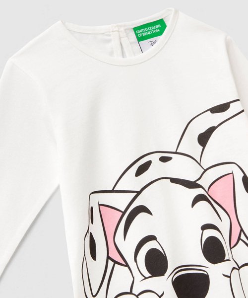 BENETTON (UNITED COLORS OF BENETTON GIRLS)(ユナイテッド　カラーズ　オブ　ベネトン　ガールズ)/【ディズニー(Disney)コラボ】101匹わんちゃんデザインロゴTシャツ・カットソー/img10