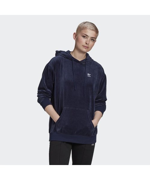 セール ベロア トレフォイル パーカー アディダス オリジナルス Adidas Originals Magaseek