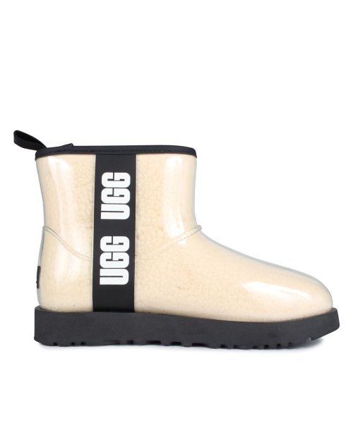 UGG アグ ブーツ レインブーツ クラシック クリア ミニ レディース CLASSIC CLEAR MINI ブラック ベージュ 黒 1113190 UGG アグ ブーツ