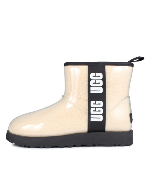 UGG アグ ブーツ レインブーツ クラシック クリア ミニ レディース CLASSIC CLEAR MINI ブラック ベージュ 黒 1113190 UGG アグ ブーツ