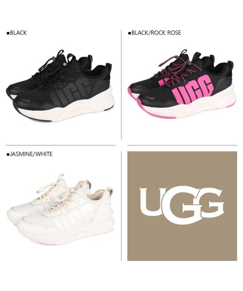 UGG(UGG)/UGG アグ スニーカー デイズ レディース 厚底 LA DAZE ブラック ホワイト 黒 白 1114494/img01