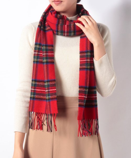 Johnstons(ジョンストンズ)/【JOHNSTONS】Tartan Scarf　マフラー　WD000033/img02