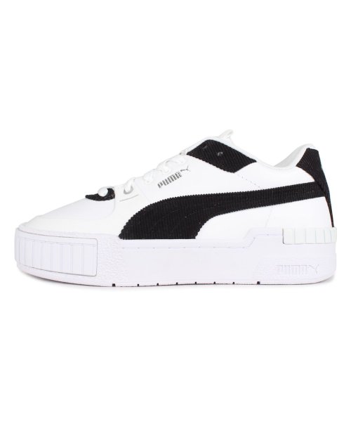 プーマ Puma カリ スポーツ コーデュロイ スニーカー レディース Cali Sports Corduroy ホワイト 白 01 プーマ Puma Magaseek