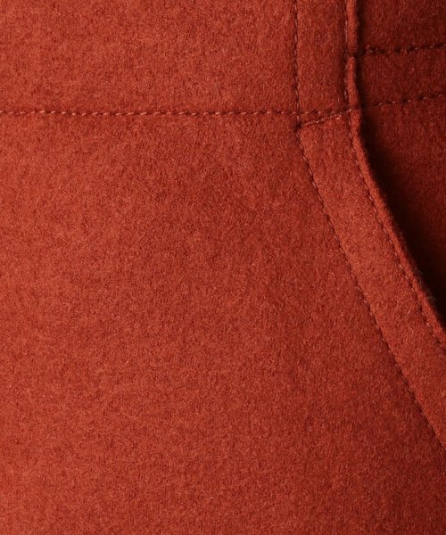 セール】ウールスムースジャージー アシンメトリーラップスカート  