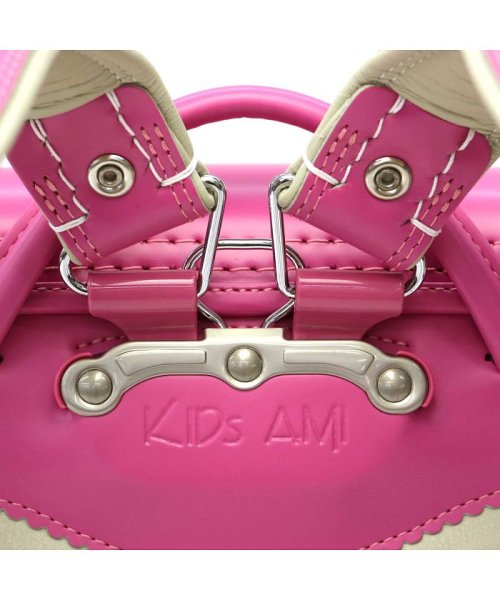 KIDS AMI(キッズアミ)/ランドセル 女の子 2024年 キッズアミ KIDS AMI ナース鞄工 フレンドリーレザー キューブ型 ウィング背カン A4フラットファイル対応 19006/img37
