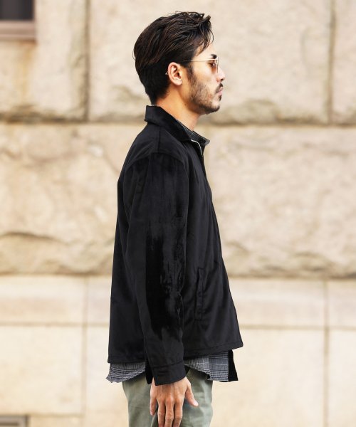 ベロアスウィングトップ スウィングトップ ブルゾン メンズ ジャケット アウター ジギーズショップ Jiggys Shop Magaseek