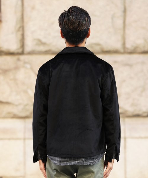 ベロアスウィングトップ スウィングトップ ブルゾン メンズ ジャケット アウター ジギーズショップ Jiggys Shop Magaseek