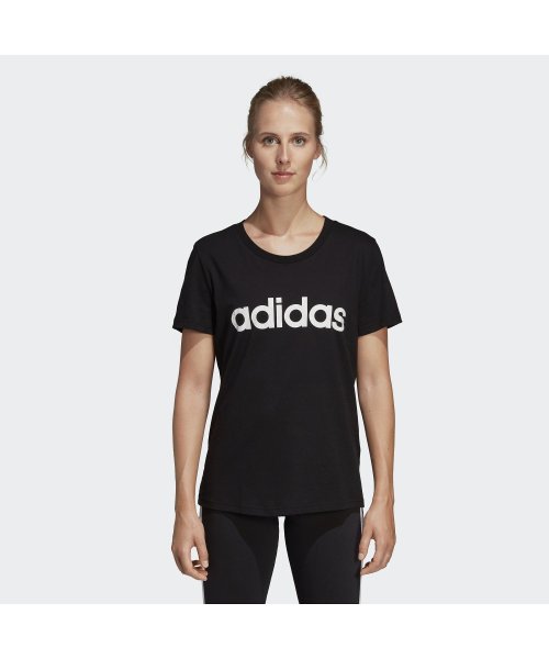 セール】エッセンシャルズ リニア Tシャツ [Essentials Linear Tee](503615611) | アディダス(adidas) -  MAGASEEK