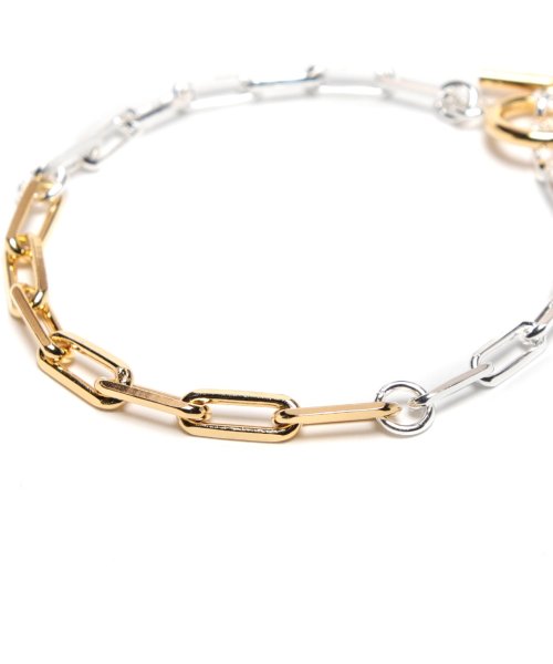MAISON mou(メゾンムー)/【YArKA/ヤーカ】silver925 long oval chain bracelet [LVO]/オーバルチェーンミックスブレスレット シルバー925 /img06