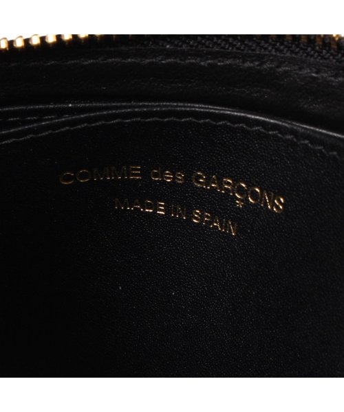 COMME des GARCONS(コムデギャルソン)/コムデギャルソン COMME des GARCONS 財布 ミニ財布 メンズ レディース L字ファスナー 本革 HUGE LOGO WALLET ブラック 黒 /img05