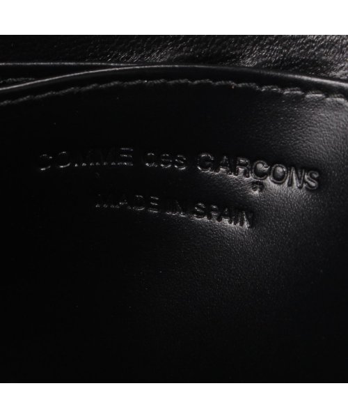 COMME des GARCONS(コムデギャルソン)/コムデギャルソン COMME des GARCONS 財布 ミニ財布 メンズ レディース L字ファスナー 本革 VERY BLACK WALLET ブラック 黒/img05