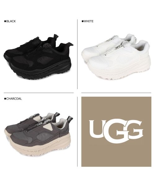 UGG(UGG)/UGG アグ スニーカー ジップ レディース 厚底 CA805 ZIP ブラック ホワイト チャコール 黒 白 1116311/img01