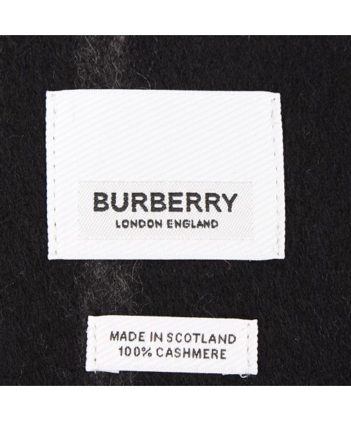 BURBERRY(バーバリー)/バーバリー BURBERRY マフラー スカーフ メンズ レディース チェック カシミア MUFFLER ブラック 黒 8015537 /img04