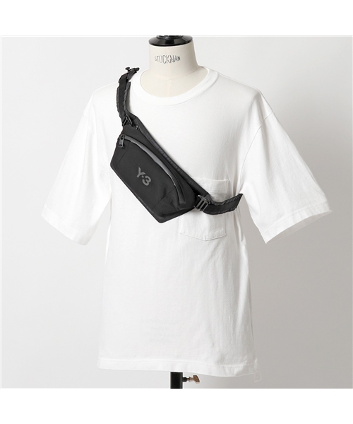 【Y－3(ワイスリー)】GK2088 CH1 REFLECTIVE BELT BAG 2WAY ボディバッグ ウエストポーチ ロゴ BLACK 鞄  メンズ