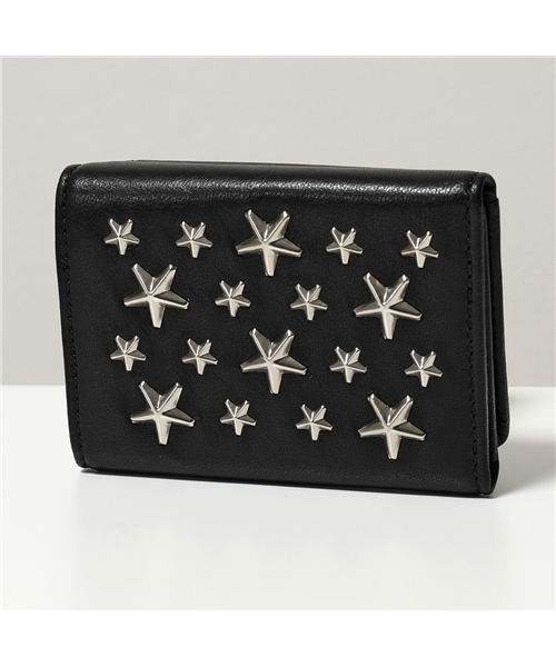 日本最大の 正規品 美品 ジミーチュウ コインケース ミニ財布 スタッズ